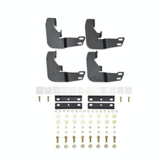 Iconic Accessories 120-4931 Fully-Welded 4  Drop-Step System (Textured Black Powder Coated)