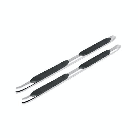 Iconic Accessories 124-0493 4  Oval Side-Step Nerf Bars (30? Bend, Polished)