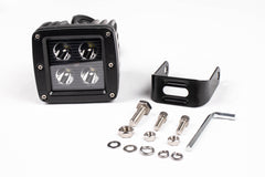 Iconic Accessories 511-1031 3 LED Cube Light 8? Spot, 1,440 lm, Black Face