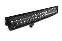 Iconic Accessories 514-1203 20 Dual-Row Curved LED Light Bar (8? Spot/90? Flood, 10,800 lm, Chrome Face)