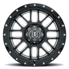ICON Alloys 1220908057GBMW Alpha Gls Blk Mill Win - 20 X 9 / 8 X 6.5 / 19mm / 5.75 bs