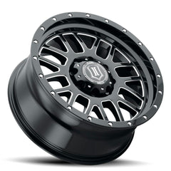 ICON Alloys 1220906356GBMW Alpha Gls Blk Mill Win - 20 X 9 / 6 X 135 / 16mm / 5.625 bs