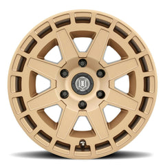ICON Alloys 3217856350BS Compass Satin Brass - 17 X 8.5 / 6X135 / 6mm / 5 bs