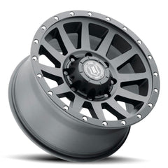 ICON Alloys 2018908055SB Compression HD Satin Black  - 18 X 9 / 8 X 6.5 / 12 mm / 5.5 bs