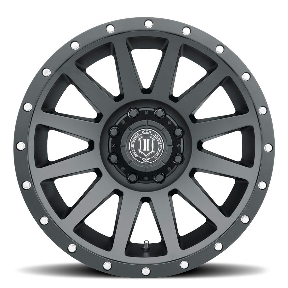 ICON Alloys 2020108947SB Compression Satin Black  - 20 X 10 / 8 X 180 / -19 mm / 4.75 bs