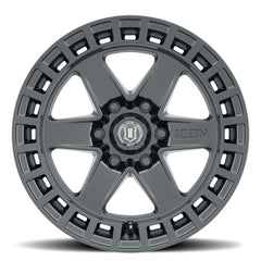 ICON Alloys 3417858347SB Raider Satin Black - 17 X 8.5 / 6 X 5.5 / 0 mm / 4.75 bs