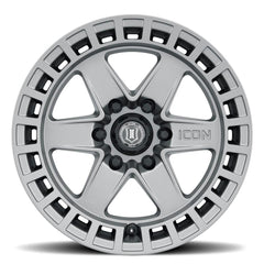 ICON Alloys 3417856350TT Raider Titanium - 17 X 8.5 / 6 X 135 / 6 mm / 5 bs