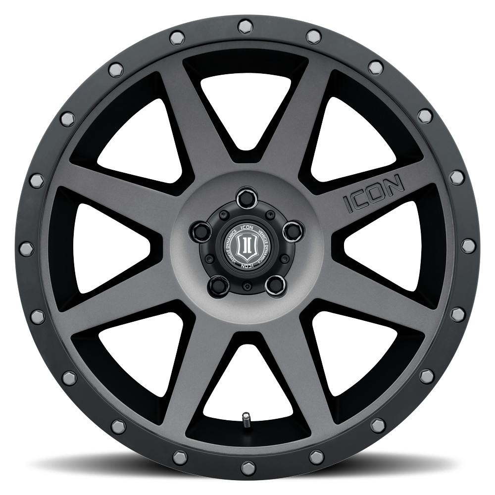 ICON Alloys 1820907345TT Rebound Titanium - 20 X 9  / 5X5 / -12mm / 4.5 bs