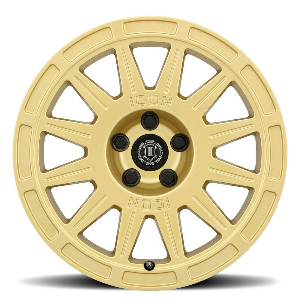 ICON Alloys 7015705046GG Ricochet Gls Gold - 15 X 7 / 5 X 100 / 15mm / 4.6 bs