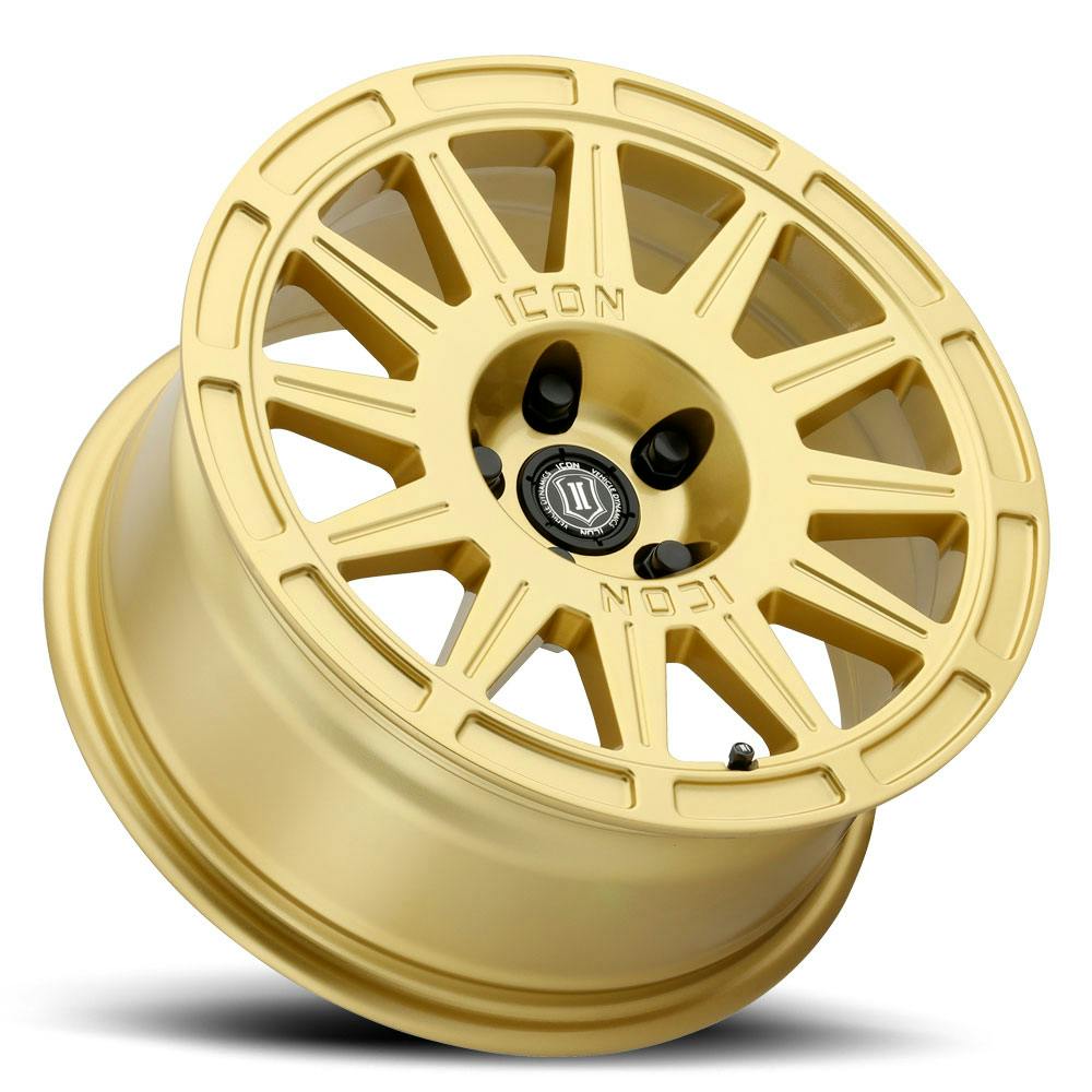 ICON Alloys 7017805060GG Ricochet Gls Gold - 17 X 8 / 5 X 100 / 38 mm / 6 bs