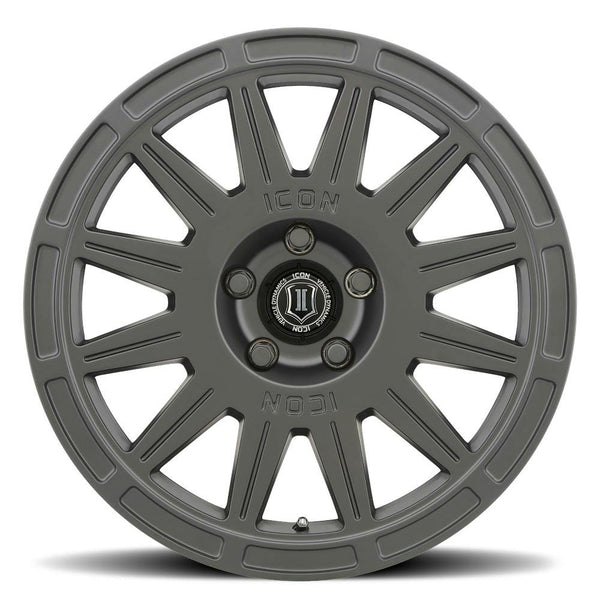 ICON Alloys 7017805060SB Ricochet Satin Black - 17 X 8 / 5 X 100 / 38mm / 6 bs