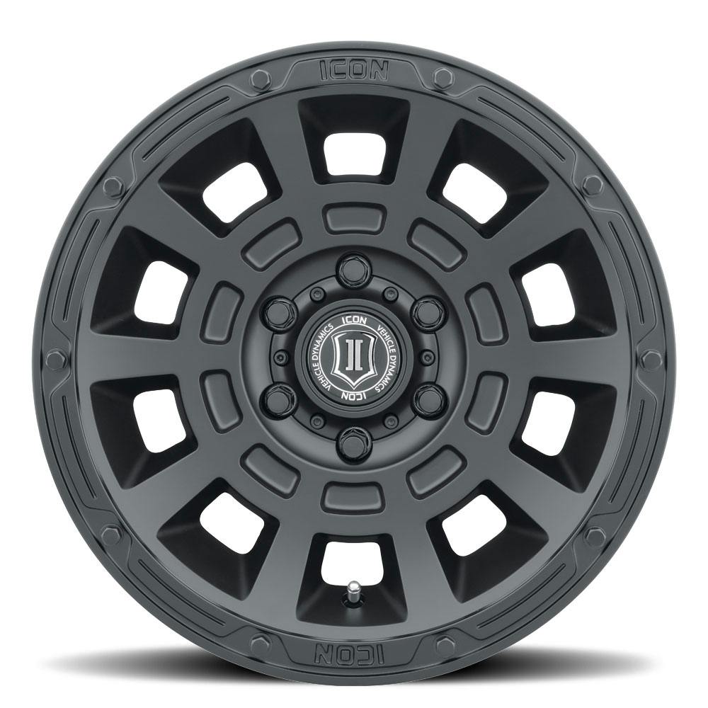 ICON Alloys 2817856350SB Thrust Satin Black - 17 X 8.5 / 6 X 135 / 6 mm / 5 bs