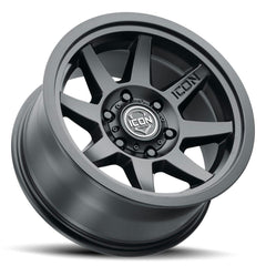 ICON Alloys 1917858347SB Rebound Slx Sat Blk - 17 X 8.5 / 6 X 5.5 / 0mm / 4.75 in. Bs