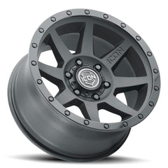 ICON Alloys 1818908350DB Rebound Dbl Blk - 18 X 9 / 6 X 5.5 in. / 0mm / 5 in. Bs