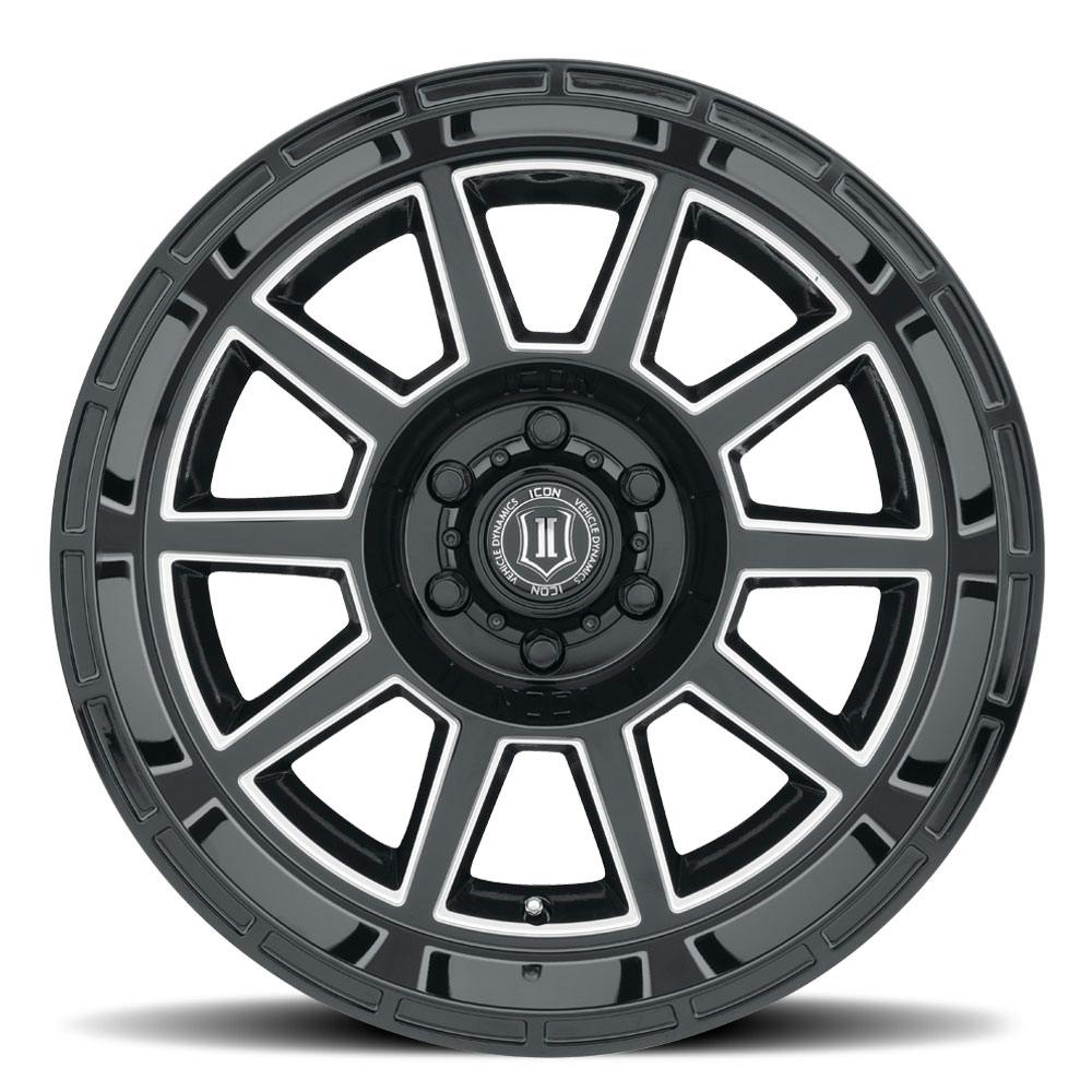 ICON Alloys 6220106345GBMW Recoil Gls Black Mil Win - 20 X 10 / 6 X 135 / -24 mm / 4.5 bs