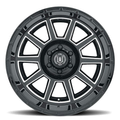 ICON Alloys 6220108345GBMW Recoil Gls Black Mil Win - 20 X 10 / 6 X 5.5 / -24 mm / 4.5 bs