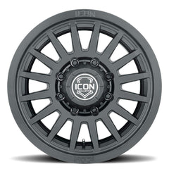 ICON Alloys 3618908955SB Recon SLX Satin Black - 18 X 9 / 8 X 180 / 12MM / 5.5 in. BS