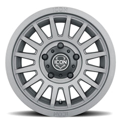 ICON Alloys 3617859057CH Recon Slx Charcoal - 17 X 8.5 / 6 X 5.5 / 25mm / 5.75 in. Bs