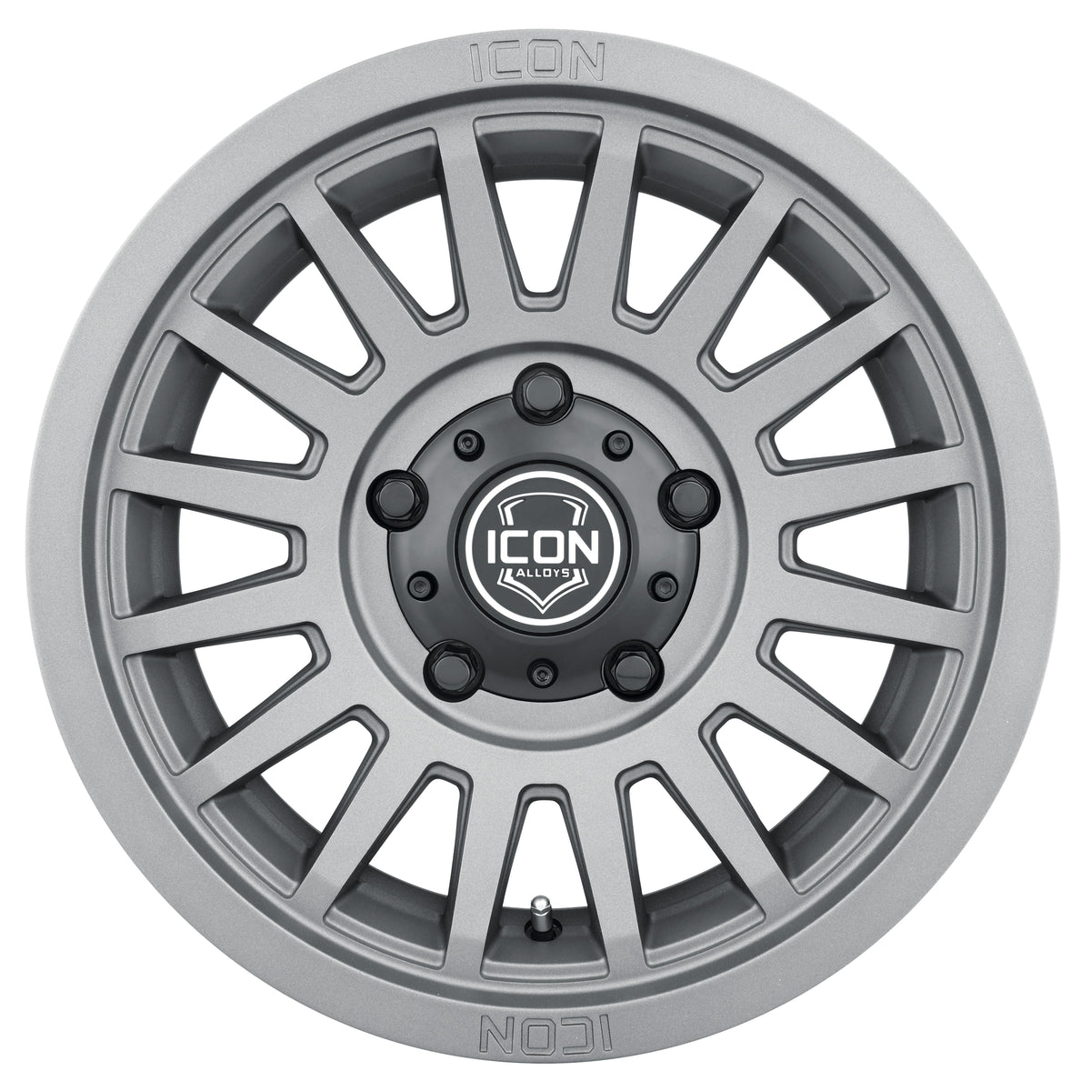 ICON Alloys 3618906352CH Recon SLX Charcoal - 18 X 9 / 6 X 135 / 6MM / 5.25 in. BS
