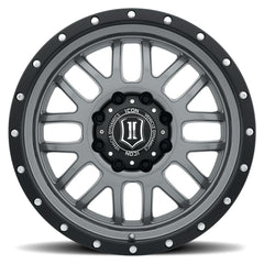 ICON Alloys 1220906356GM Alpha Gun Metal - 20 X 9 / 6 X 135 / 16mm / 5.625 bs
