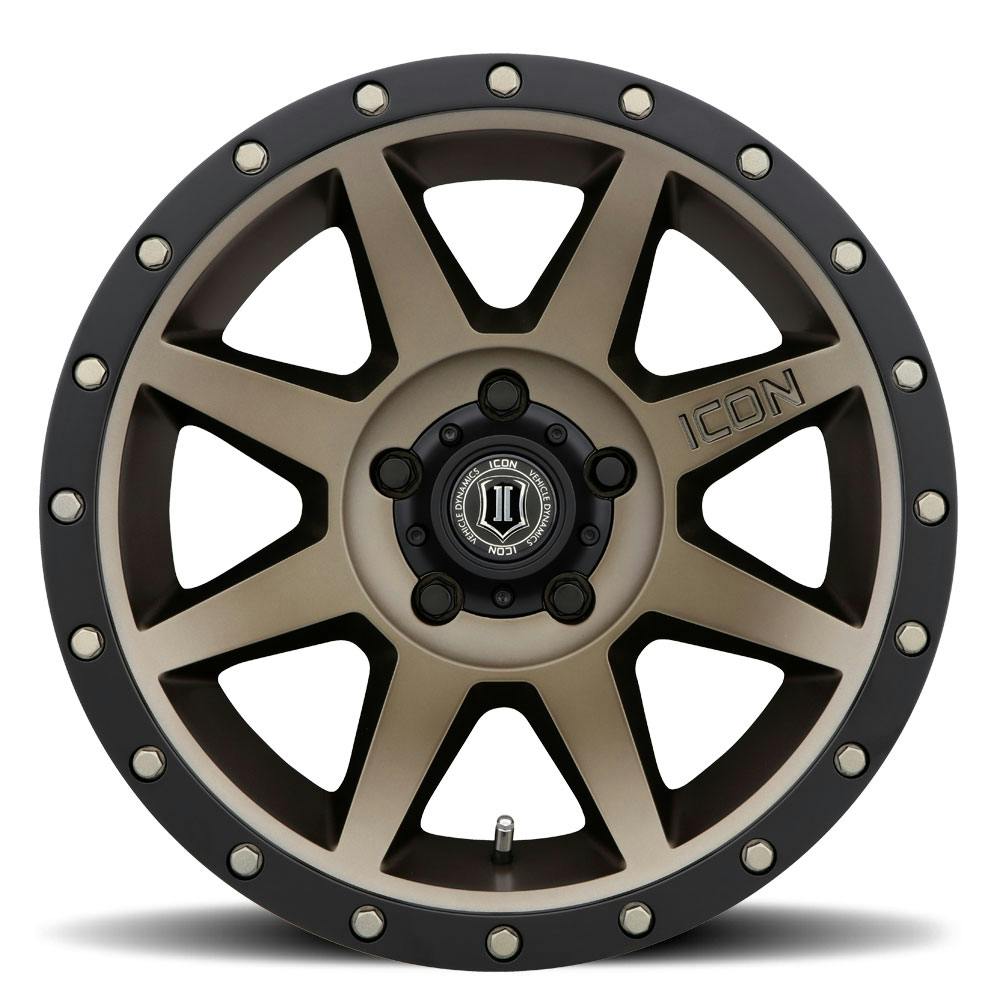 ICON Alloys 1817856547BR Rebound Bronze - 17 X 8.5 / 5 X 4.5 / 0mm / 4.75 bs