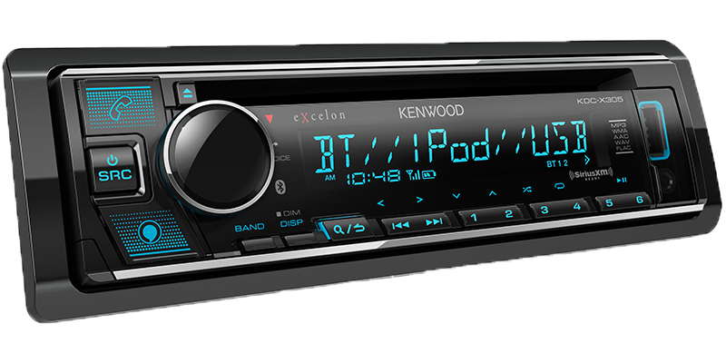 Kenwood Excelon KDC-X305 CD Receiver with Bluetooth