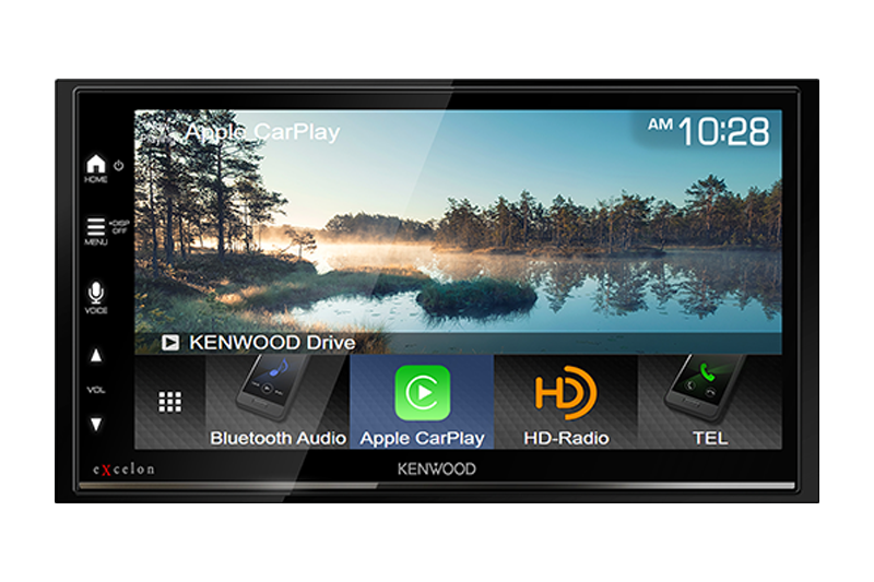 Kenwood Excelon DMX709S 6.8-inch Digital Media Receiver with Apple CarPlay and Android Auto