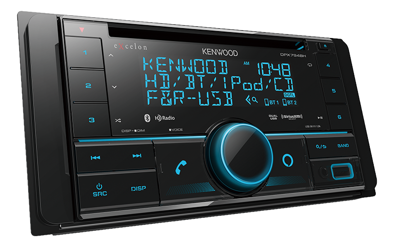 Kenwood Excelon DPX794BH 2-DIN CD Receiver with Bluetooth and HD Radio