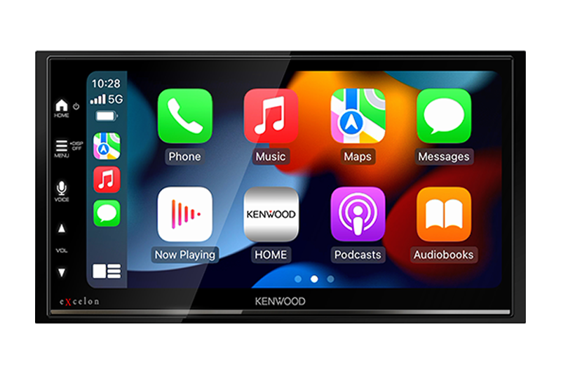 Kenwood Excelon DMX709S 6.8-inch Digital Media Receiver with Apple CarPlay and Android Auto
