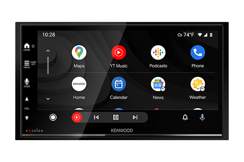 Kenwood Excelon DMX709S 6.8-inch Digital Media Receiver with Apple CarPlay and Android Auto