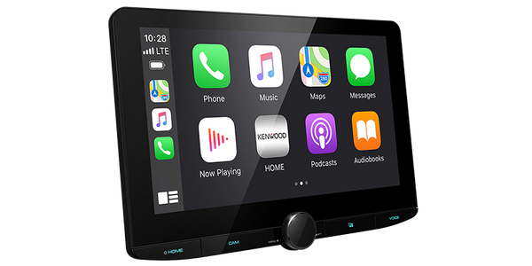 Kenwood DMX1037S 10.1 inch Digital Media Receiver, Apple CarPlay, Android Auto