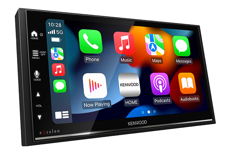 Kenwood Excelon DMX709S 6.8-inch Digital Media Receiver with Apple CarPlay and Android Auto
