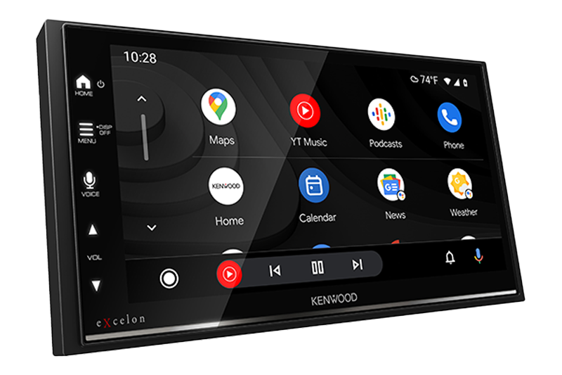 Kenwood Excelon DMX709S 6.8-inch Digital Media Receiver with Apple CarPlay and Android Auto