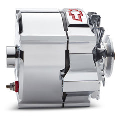 PROFORM Slant-Edge Alternator  Raised/Machined Bowtie Emblem Chrome Finish 141-155
