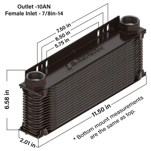 Proform Tundra Series Oil and Transmission Cooler 16 Row Model 69570-16