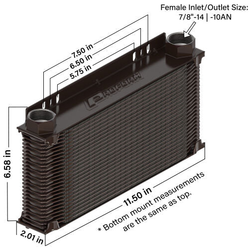 Proform Tundra Series Oil and Transmission Cooler 25 Row Model 69570-25