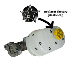 Industrial Injection Billet Brake Reservoir Cap - Black Anodized (1994-2024 RAM Cummins) 1C1605