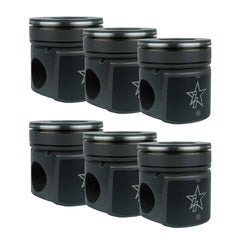 Industrial Injection 1989-98 5.9L Cummins 12V .040 Over Coated Chamfered Big Bowl X-Series Pistons 248114