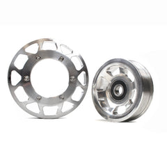 Industrial Injection Common Rail Cummins Billet Pulley Kit Clear Anodized 24FC09
