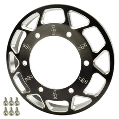 Industrial Injection 2003-12 Cummins Common Rail Billet Fan Pulley Black Anodized (w/Bolts) 24FC12