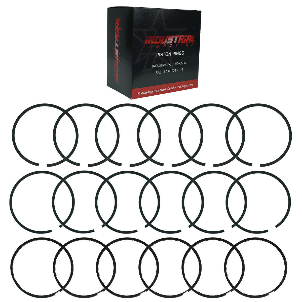 Industrial Injection 2007.5-2024 6.7L Cummins X-Series Piston Ring Kit (Standard) 24T132
