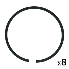 Industrial Injection 2001-2024 6.6L Duramax LB7-L5P X-Series Piston Ring Kit (.040) 44B116