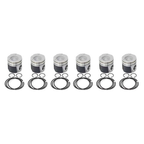 Industrial Injection 1989-1998 12v Cummins Marine Big Bowl Stock Balanced Piston Kit (std.) PDM-03523