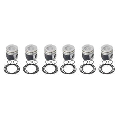 Industrial Injection 1989-1998 12v Cummins Marine Big Bowl Stock Balanced Piston Kit (std.) PDM-03523