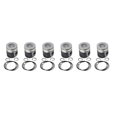 Industrial Injection 1998.5-2002 24v Cummins Coated & Chamfered Piston Kit (std) PDM-3354CC