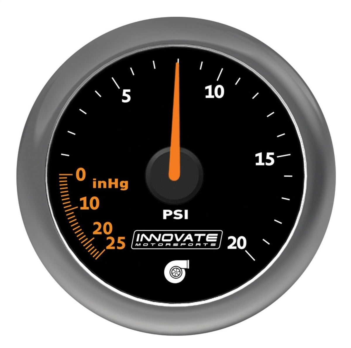 Innovate Motorsports 3857 MTX Analog, 20 PSI Vacuum/Boost Gauge Kit Black Dial