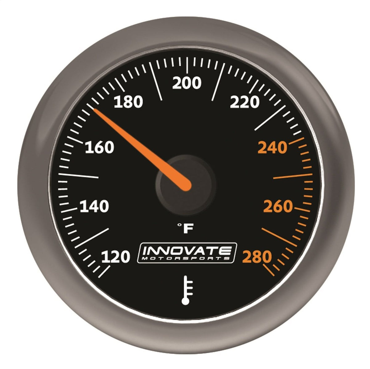 Innovate Motorsports 3861 MTX Analog, Fluid Temp (oil, water, etc.) Gauge Kit, Black Dial