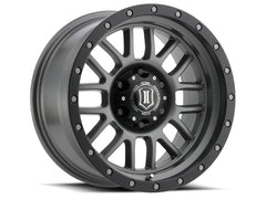 ICON Alloys 1217857347TT Alpha Titanium - 17 X 8.5 / 5 X 5 / 0mm / 4.75 bs