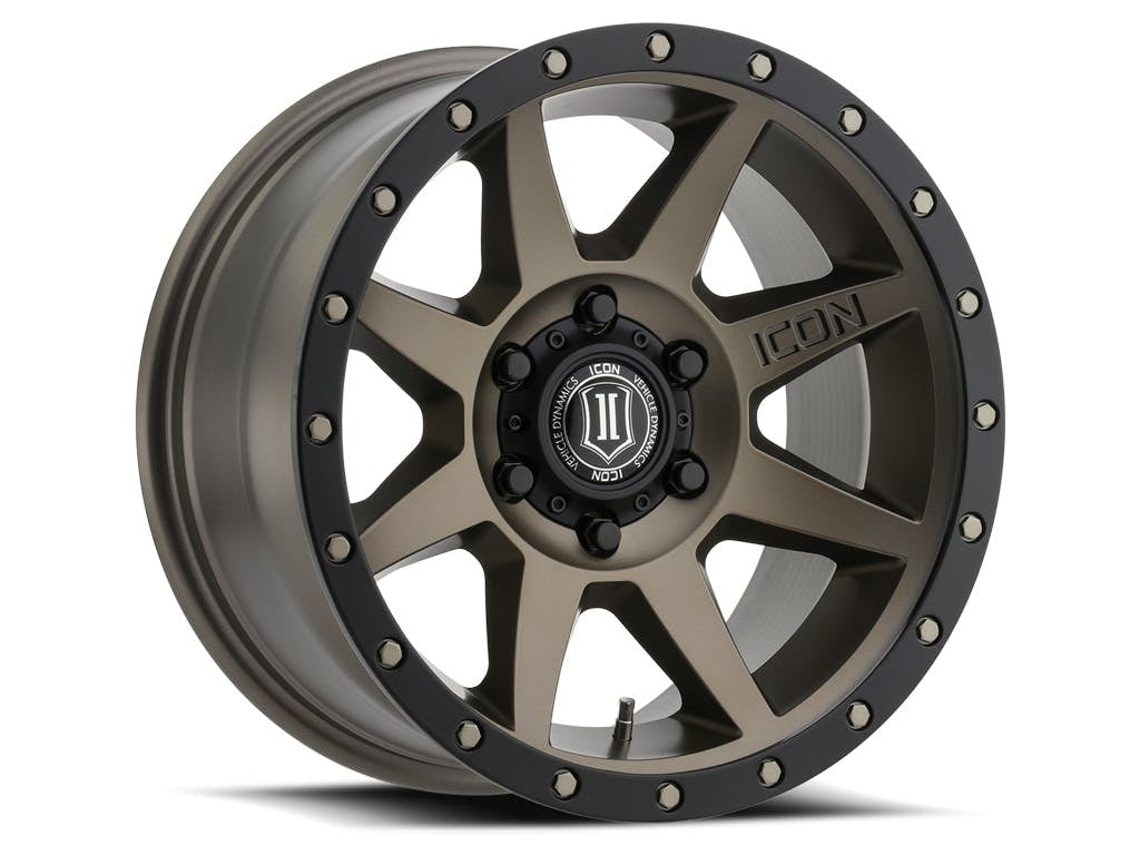 ICON Alloys 1817859447BR Rebound Bronze - 17 X 8.5 / 6 X 120 / 0mm / 4.75 bs