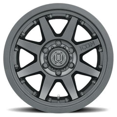 ICON Alloys 21817855557SB Rebound Pro Satin Black - 17 X 8.5 / 5X150 / 25mm / 5.75 bs